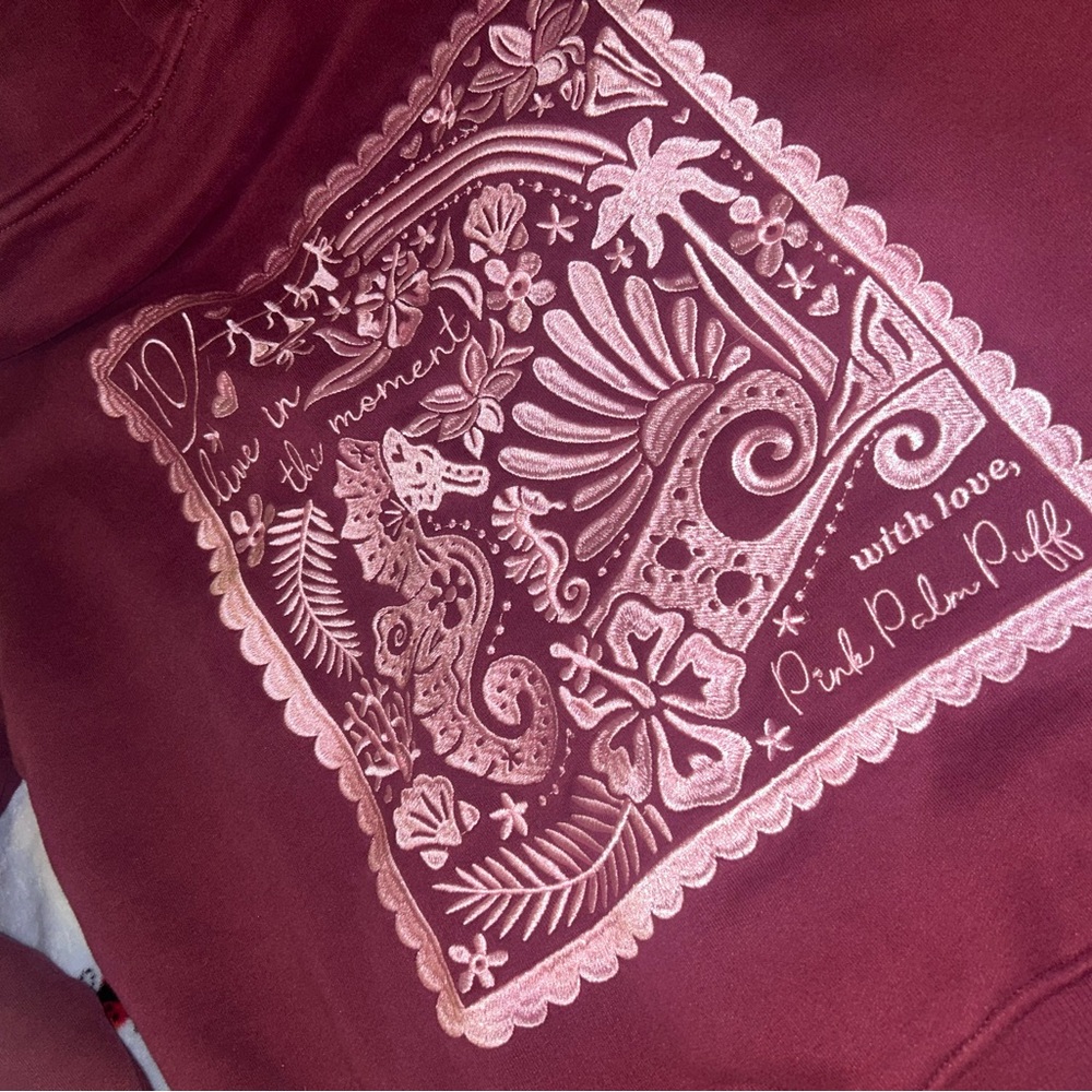 Pink Palm Puff Hoodie
“Cherry” - Picture 7 of 9